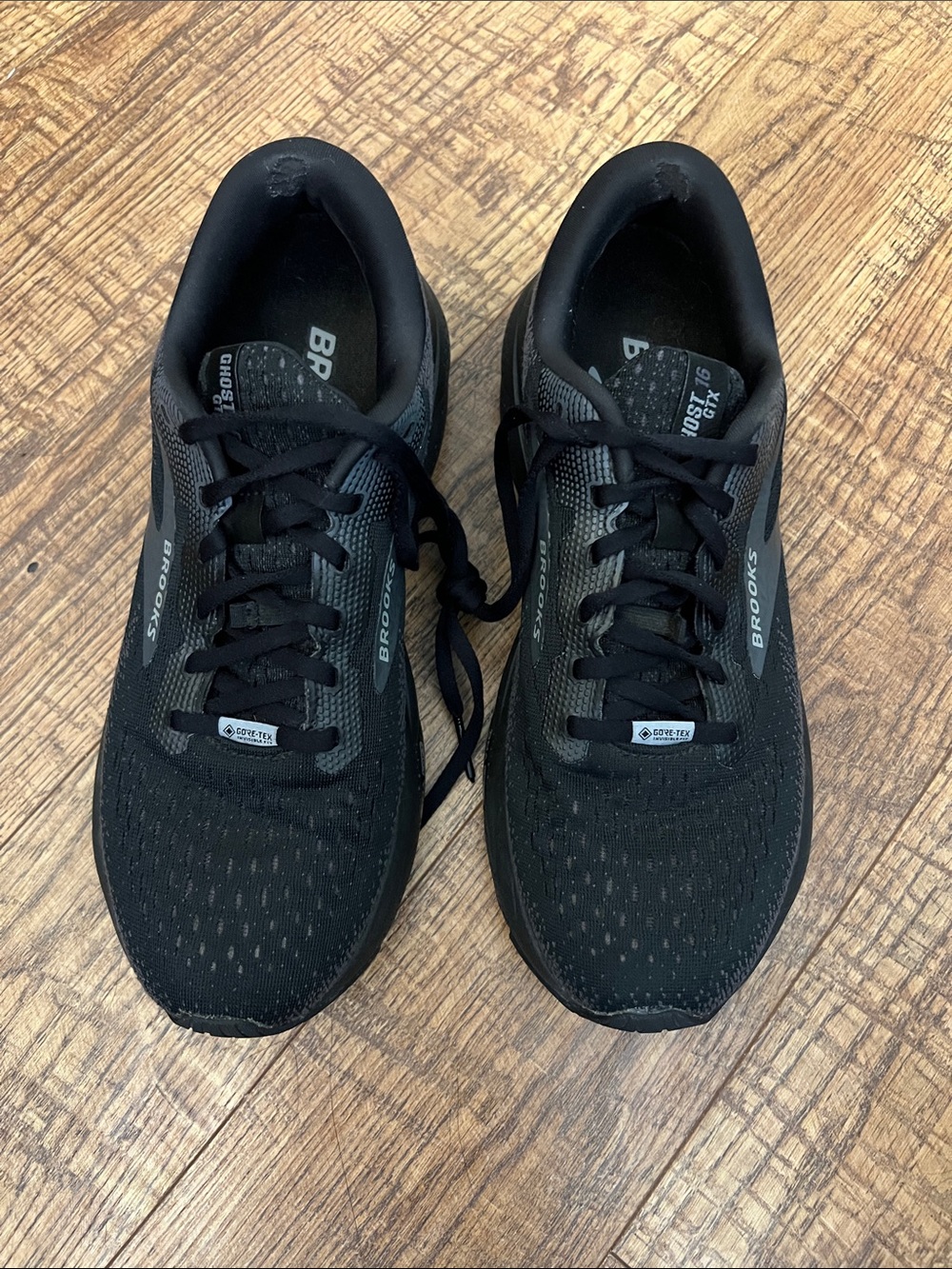 Brooks Ghost 16 GTX GORE-TEX Men's Size [9.5] Black Running Shoes